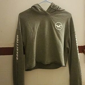 Cropped Hollister hoodie